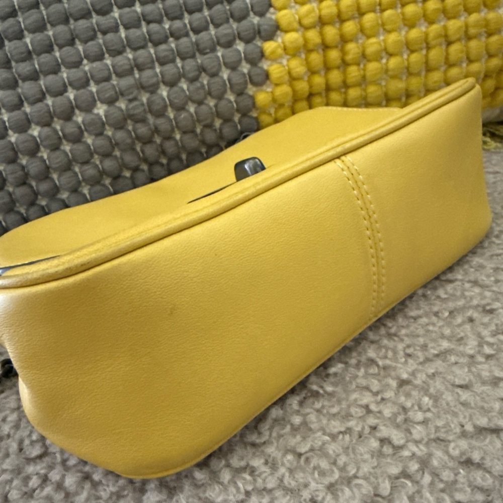 Coach Cassidy Crossbody Mini Bag Purse Handbag F73089 Sunflower Leather - Picture 6 of 9